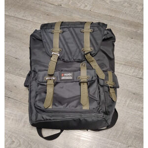 Vintage Olympia Backpack - Black and Tan